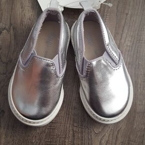 NWT Silver Baby Gap Shoes